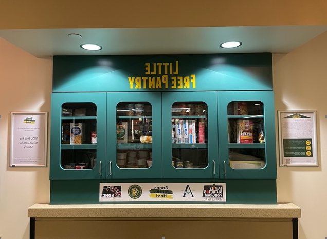 The Little Free Pantry in the Memorial Union 